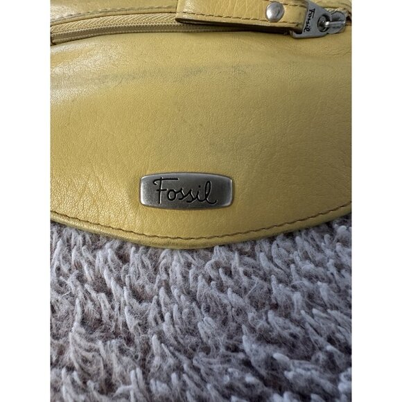 FOSSIL Women's Hanover Yellow Genuine Leather Wallet - Picture 7 of 13